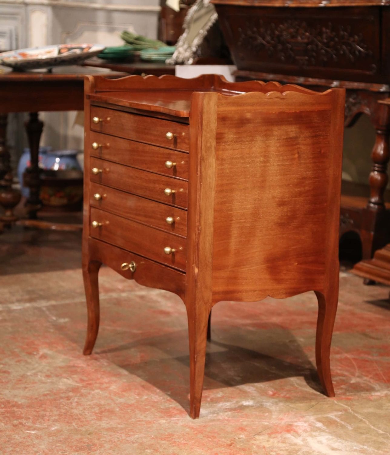 hand made walnut silverware chests