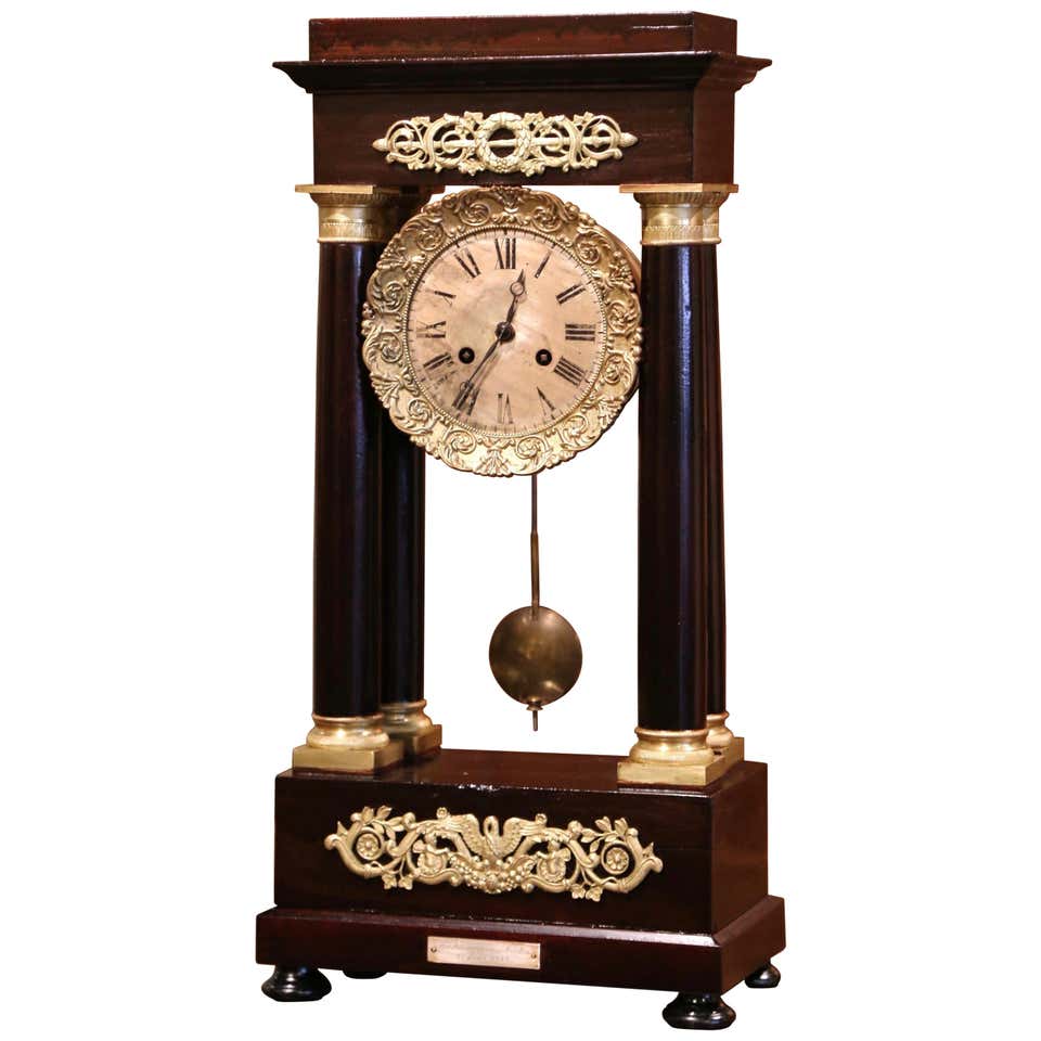 Comfort Living Classical Napoleon Style Mantel Clock 