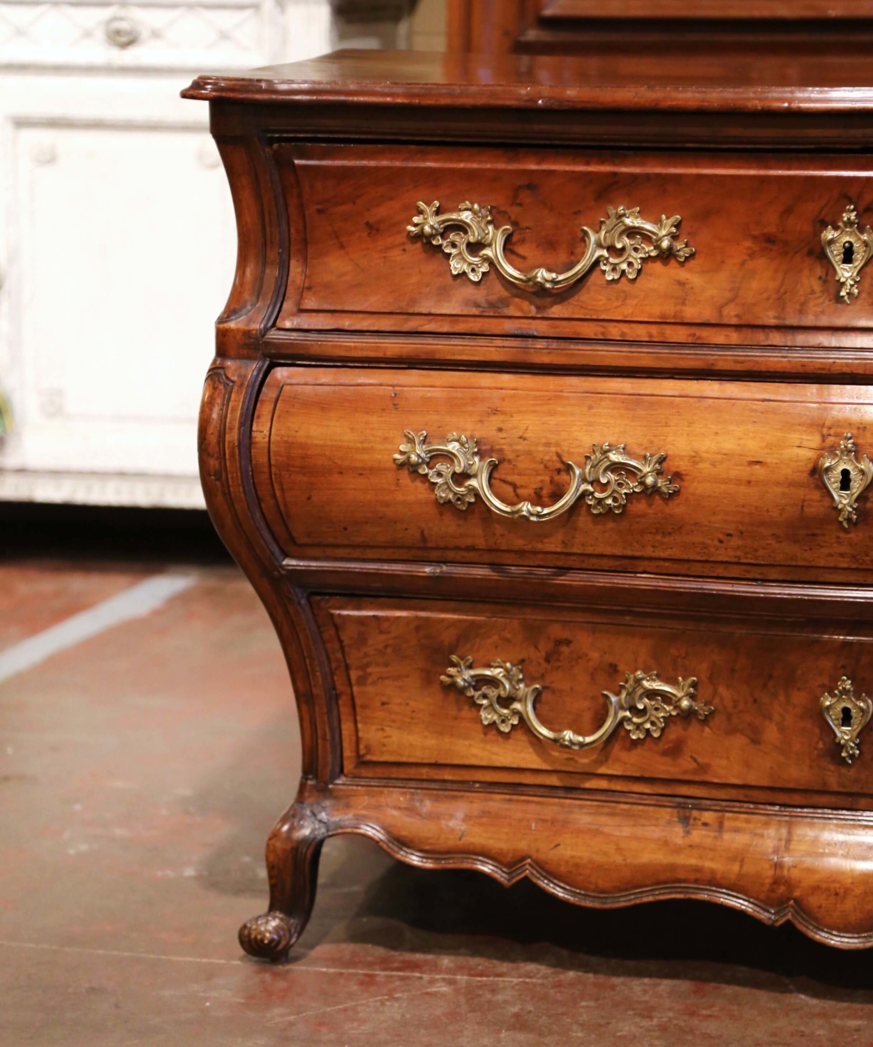 A Pair Of Antique French Empire Mahogany Satin Wood Inlay Louis XV Can–  Search & Rescued
