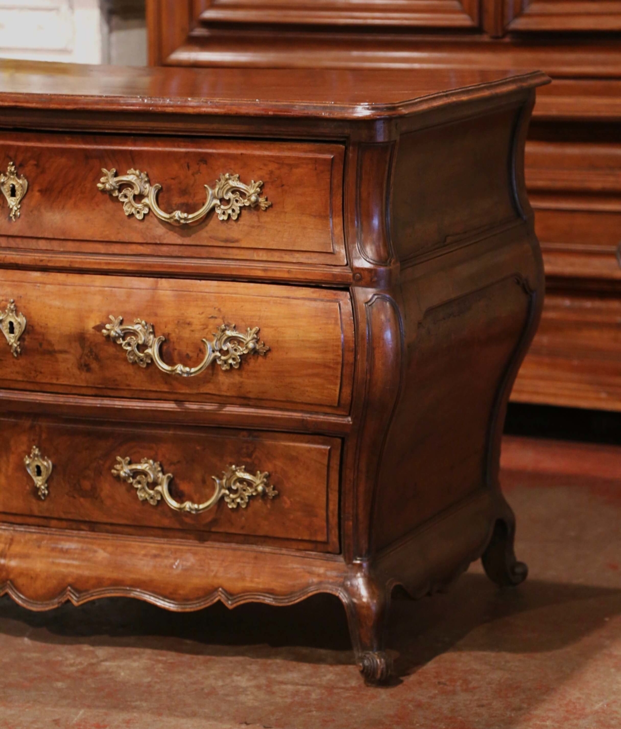 Antique French Louis XVI Marble Top Mahogany Chest – The Collective Dallas