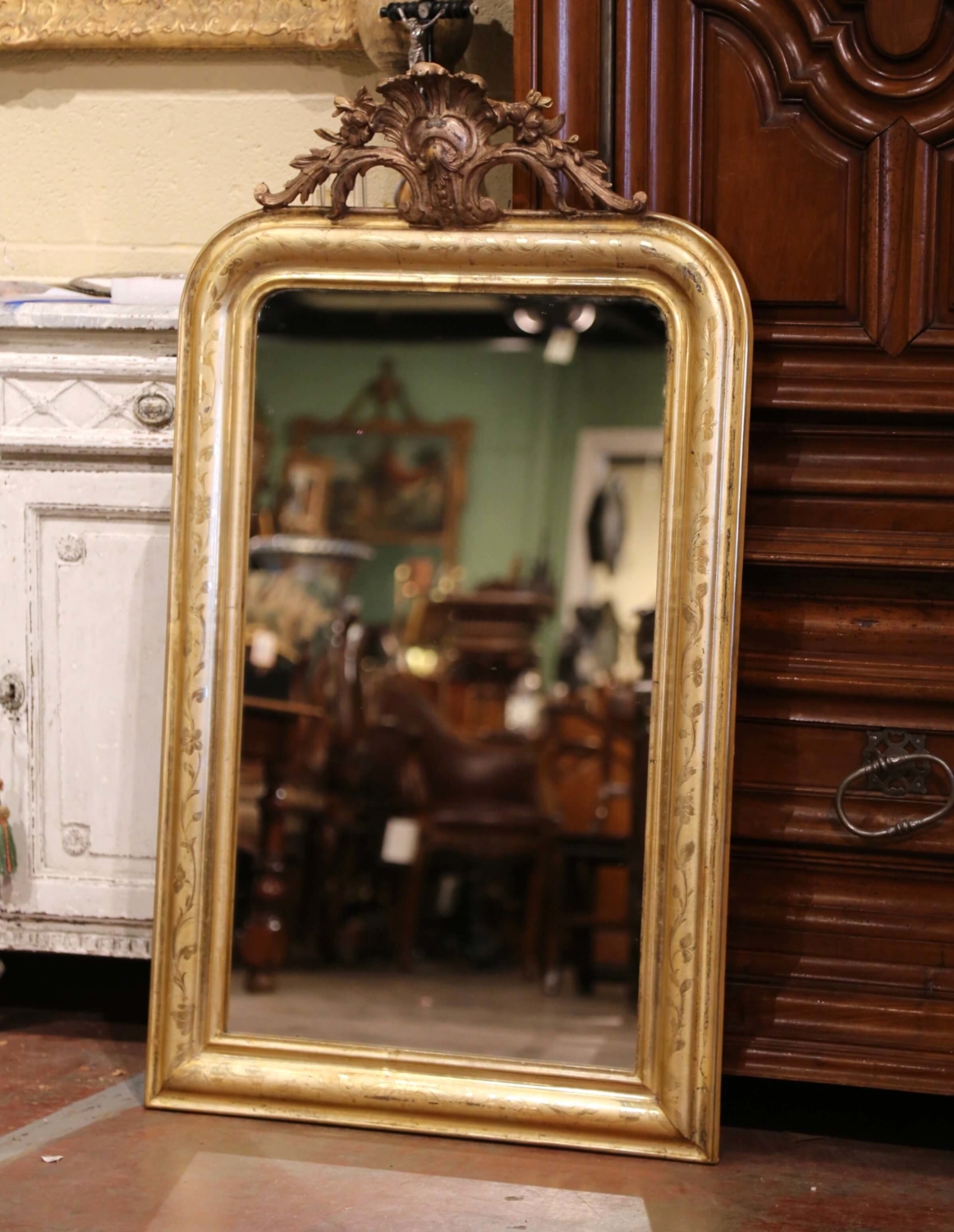 Louis-Philippe Gilt Mirror - AntiquesWarehouse - Recent Added Items -  European ANTIQUES & DECORATIVE
