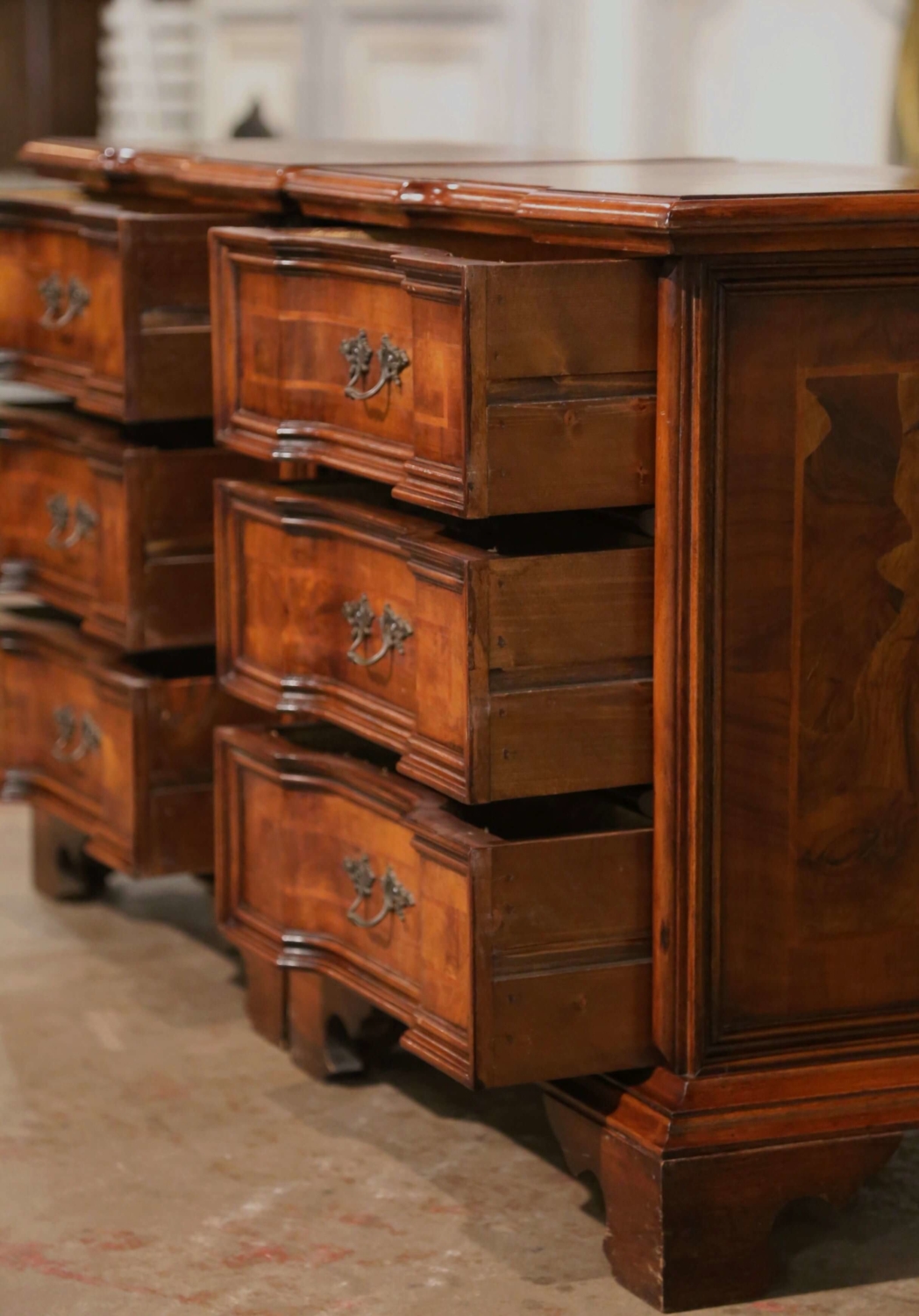 Early 20th Century French Stencil and Monogram Louis Vuitton Leather Hat  Trunk - Country French Interiors