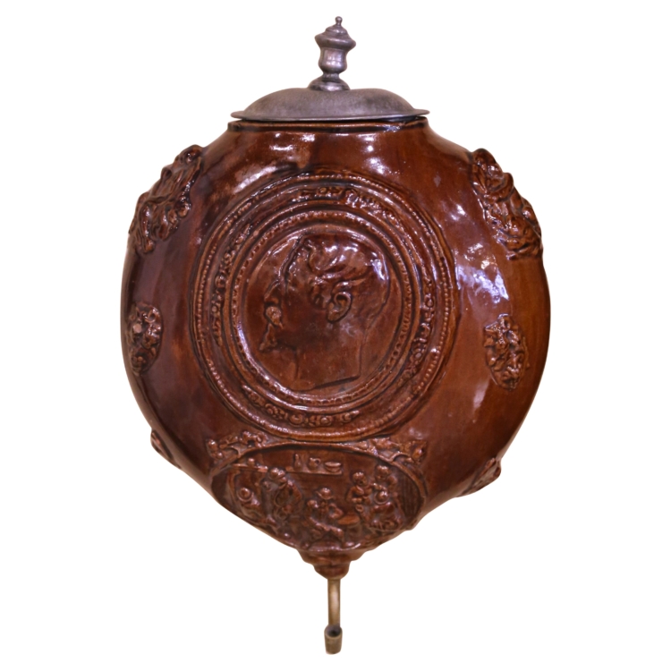 Early 19th Century French Wall Terracotta Lavabo Fountain
