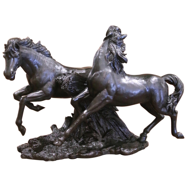 Mid-Century Bronze Horse Sculpture Signed David Alan Jones Limited Edition 4/8